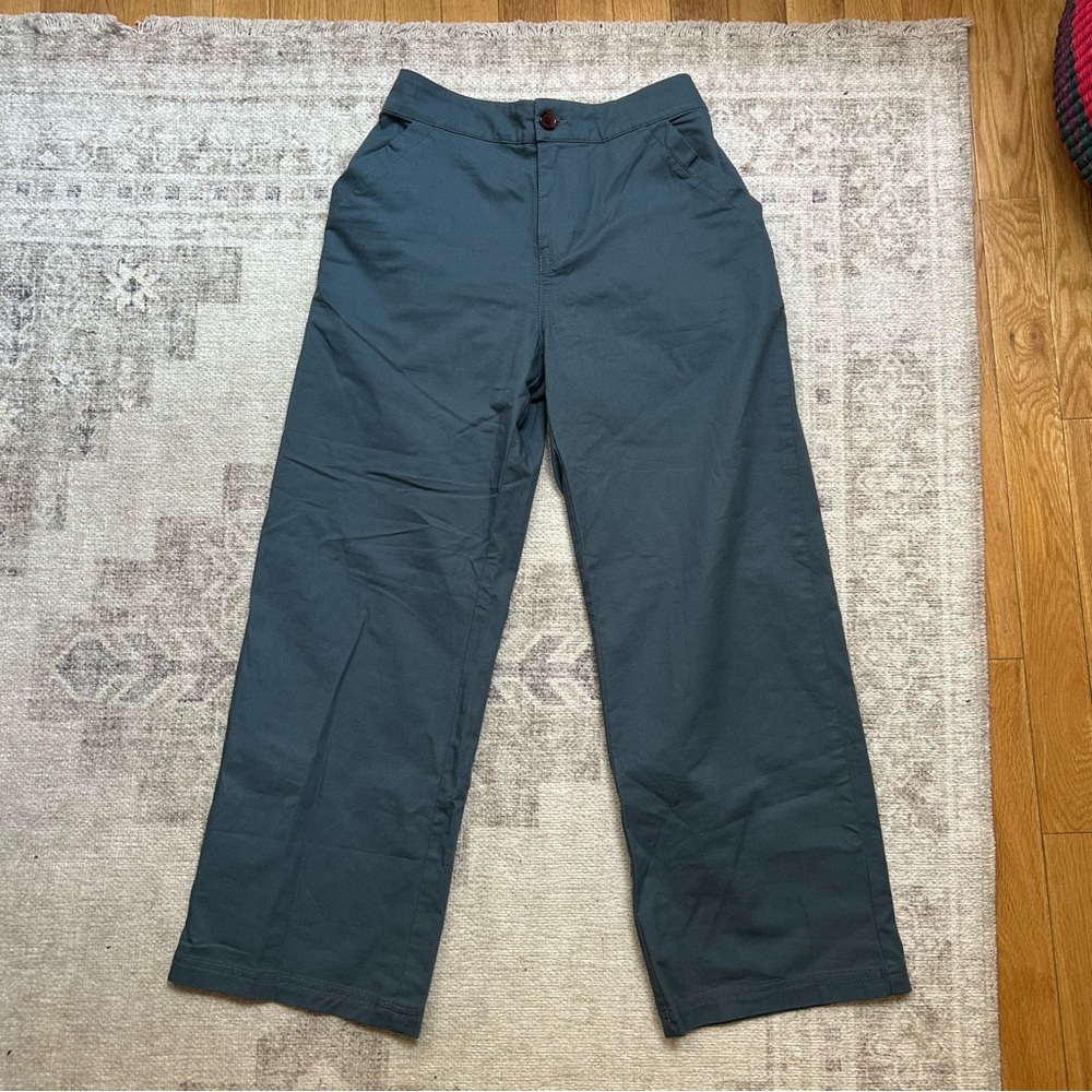 Pact cropped twill pants
